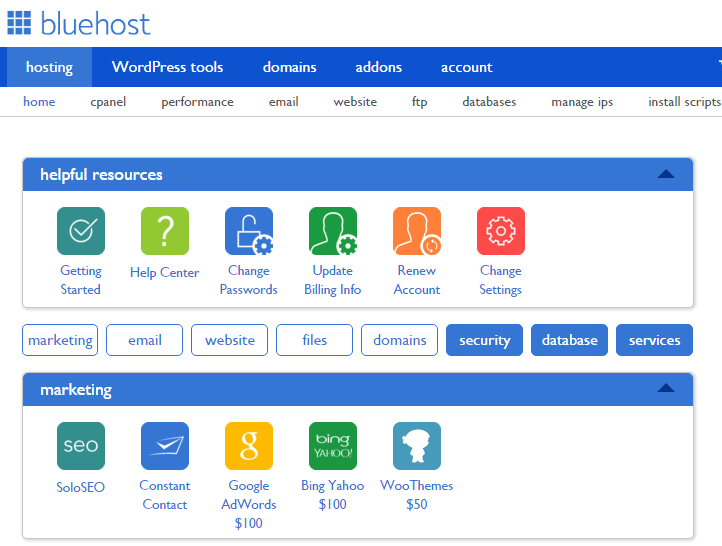 bluehost 