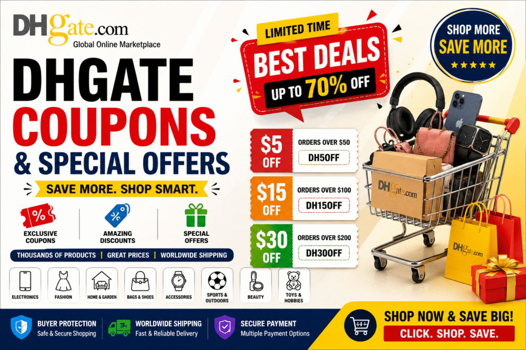 DHgate Coupons and Special Offers